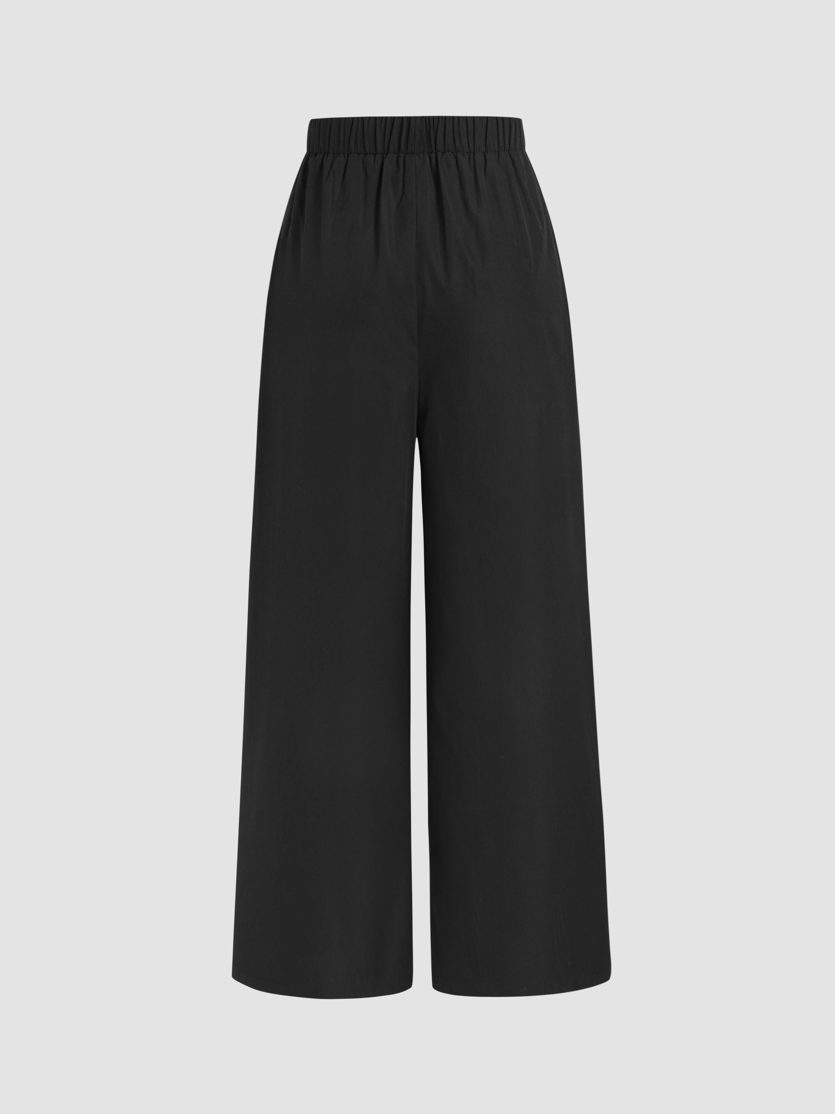 Wide Leg Pull-On Pant