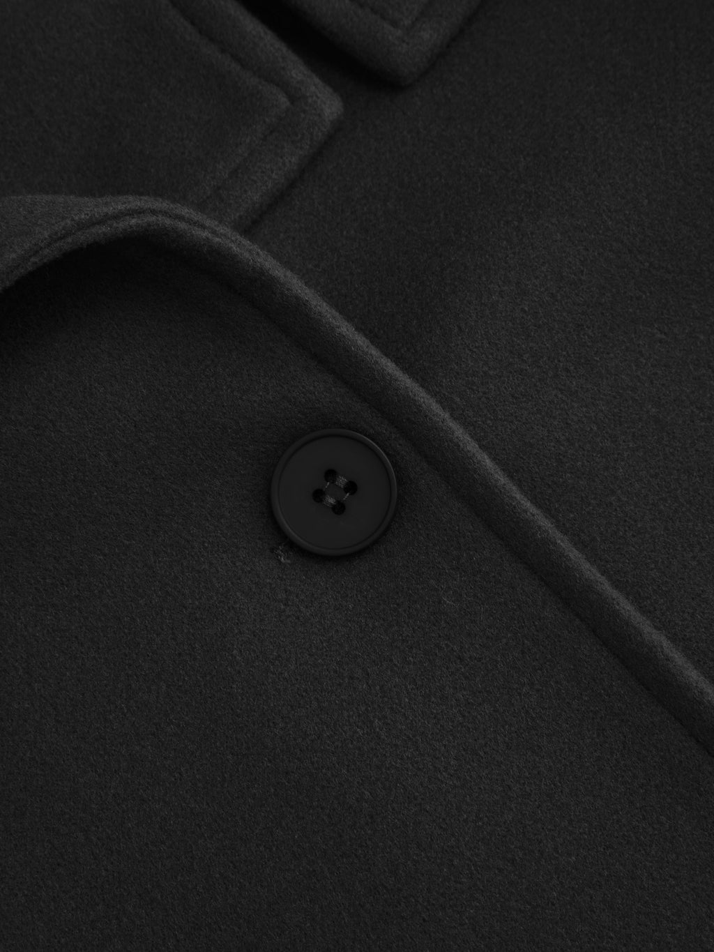 High Neck Button Oversized Long Sleeve Jacket