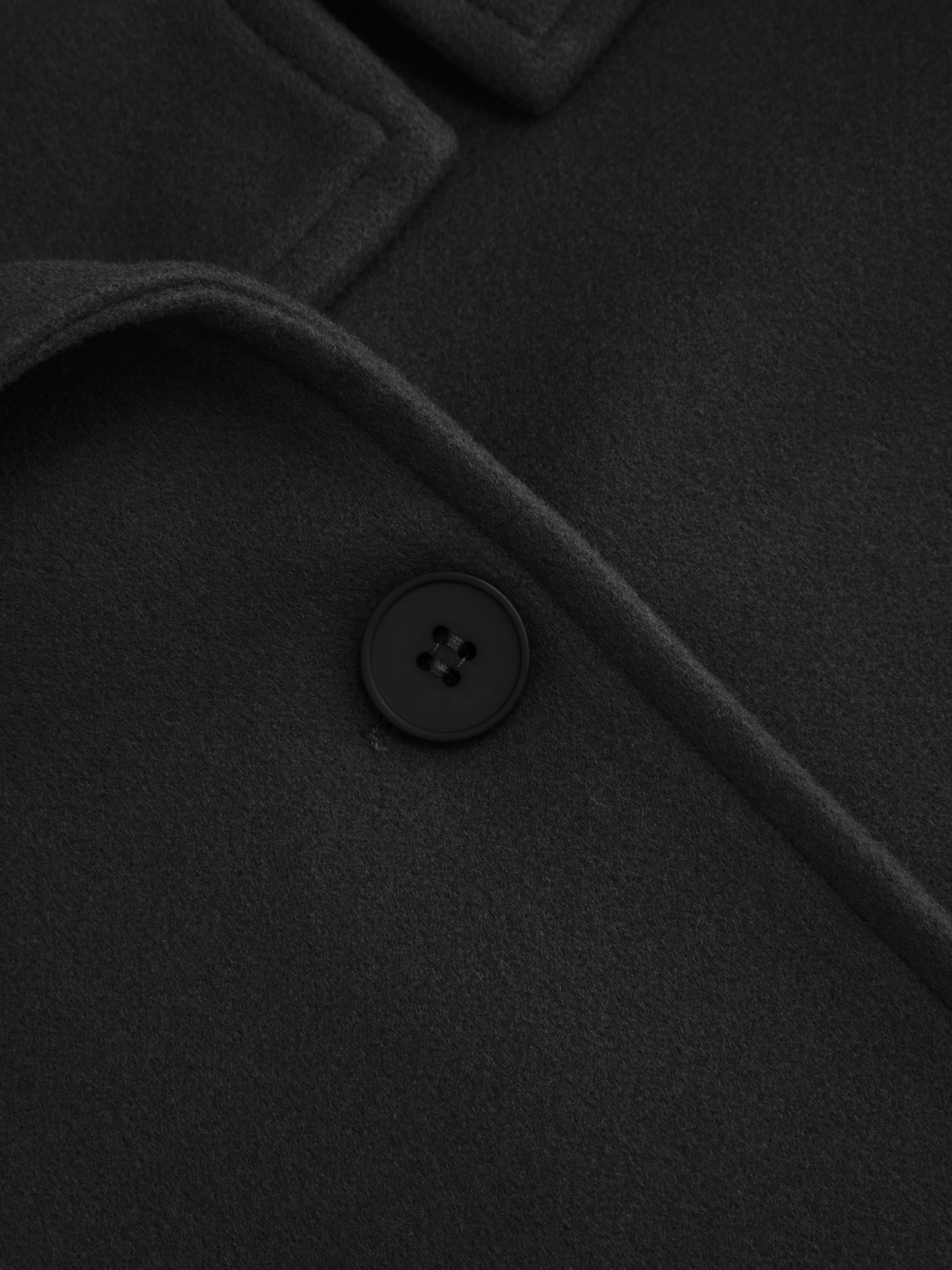 High Neck Button Oversized Long Sleeve Jacket